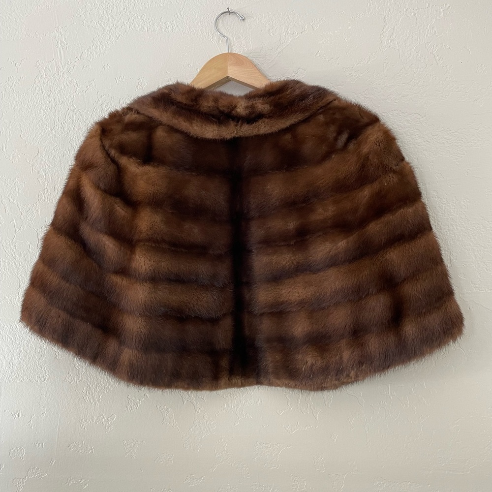 Vintage Todd Brothers Mink bolero